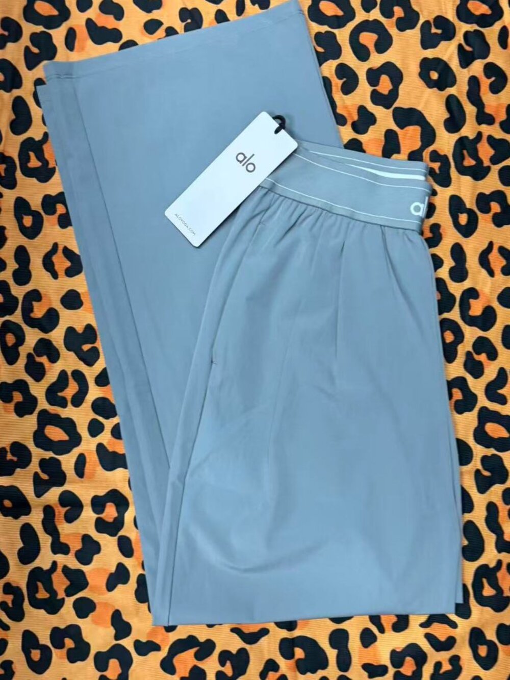 Alo Yoga Suit Up Trouser Steel Grey Regular 🧵 Slim Straight - Picture 6 of 9